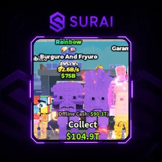 🚨2.6B/s Money Maker Rainbow Burguro and Fryuro | Steal A Brainrot | Fast Delivery