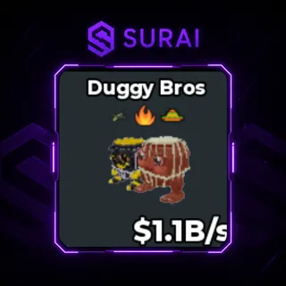 🚨(Clean Trait)Duggy Bros 1.1B/s|Steal A Brainrot | Fast Delivery