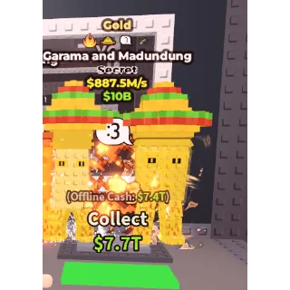 🚨Gold Garama and Madundung 887.5M/s🚨| Steal A Brainrot