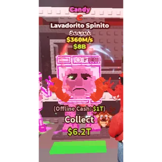 🚨Candy Lavadorito Spinito 360M/s🚨| Steal A Brainrot