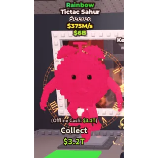 🚨Rainbow Tictac Sahur 375M/s🚨| Steal A Brainrot