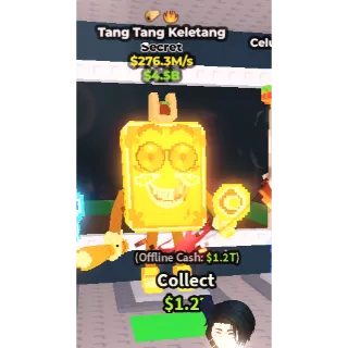 🚨 CHEAP PRICE(See Desc)🚨Gold Tang Tang Keletang – 276.3M/s🚨 ALSO LOOKING BULK BUYERS🚨| Steal A Brainrot