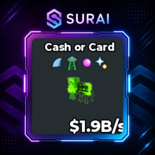 🚨(Clean Traits) 1.9B/s Radioactive Cash or Card | Steal A Brainrot | Fast Delivery
