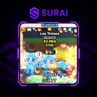 🚨(Clean Trait) Diamond Los Tictacs 2.3B/s  | Steal A Brainrot | Fast Delivery