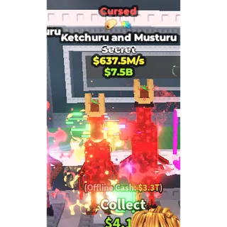🚨Cursed Ketchuru and Musturu 637.5M/s🚨| Steal A Brainrot