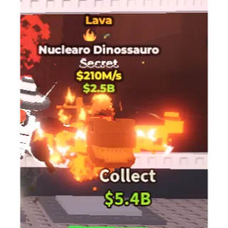 🚨Lava Nuclearo Dinossauro 210M/s🚨| Steal A Brainrot