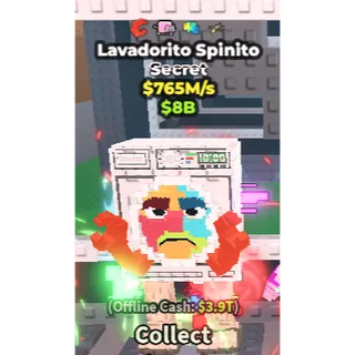 🚨Lavadorito Spinito 765M/s🚨| Steal A Brainrot
