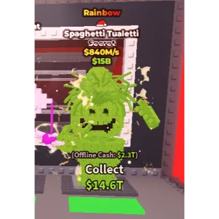 🚨 840M/s Rainbow Spaghetti Tualetti🚨| Steal A Brainrot