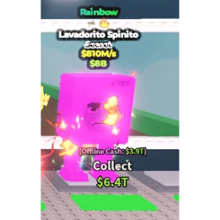 🚨 CHEAP PRICE(See Desc)🚨Rainbow Lavadorito Spinito 810M/s🚨| Steal A Brainrot
