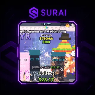 🚨(Clean Trait) Cyber Garama and Madundung 750M/s  | Steal A Brainrot | Fast Delivery