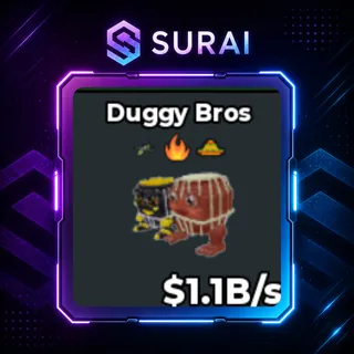 🚨(Clean Trait)Duggy Bros 1.1B/s|Steal A Brainrot | Fast Delivery