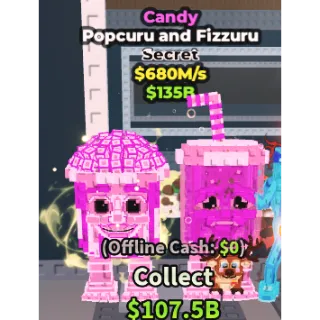 🚨Candy Popcuru and Fizzuru 🚨| Steal A Brainrot