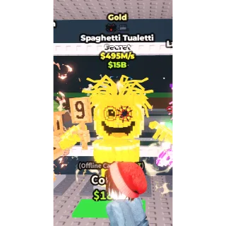 🚨 Cheapest Price🚨Gold Spaghetti Tualetti 495M/s🚨 ALSO LOOKING BULK BUYERS🚨| Steal A Brainrot