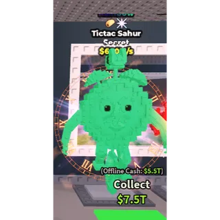 🚨Rainbow Tictac Sahur 600M/s🚨| Steal A Brainrot