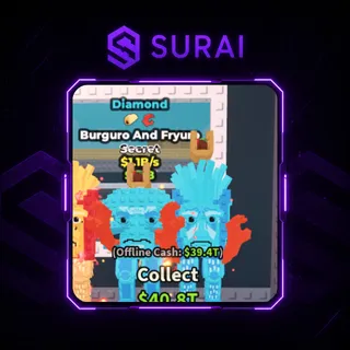 🚨Diamond Burguro and Fryuro 1.1B/s| Steal A Brainrot | Fast Delivery