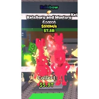 🚨Rainbow Ketchuru and Musturu 510M/s🚨| Steal A Brainrot