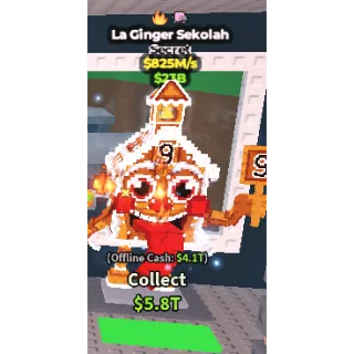 🚨 CHEAP PRICE(See Desc)🚨La Ginger Sekolah 825M/s🚨| Steal A Brainrot