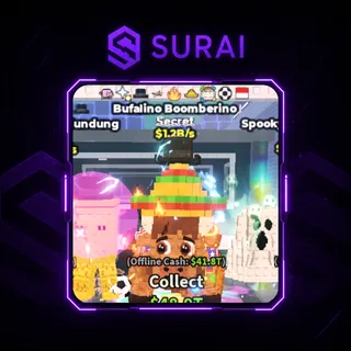 🚨(Clean Traits) 1.2B/s Bufalino Boomberino | Steal A Brainrot | Fast Delivery