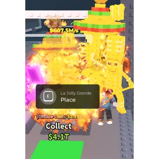 🚨 CHEAP PRICE(See Desc)🚨Gold La Jolly Grande 607.5M/s🚨| Steal A Brainrot