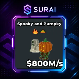 🚨Spooky and Pumpky 800M/s |Steal A Brainrot | Fast Delivery