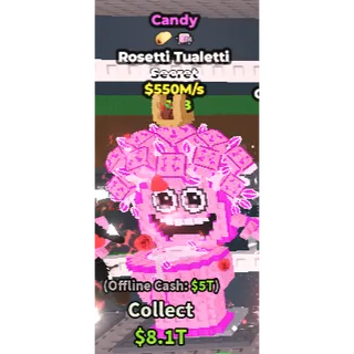 🚨Candy Rosetti Tualetti 550M/s🚨| Steal A Brainrot