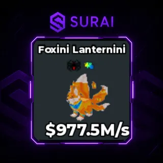 🚨(Clean Trait)Foxini Lanternini 977.5M/s|Steal A Brainrot | Fast Delivery