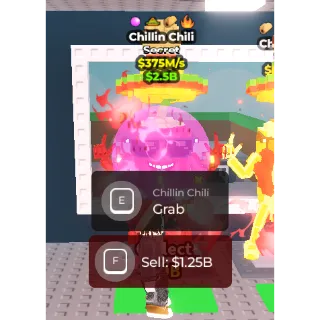 🚨 Cheapest Price🚨Chillin Chili 375M/s🚨 ALSO LOOKING BULK BUYERS🚨| Steal A Brainrot