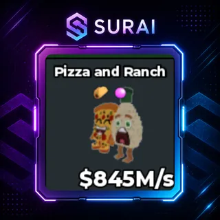 🚨 Pizza and Ranch 845M/s  | Steal A Brainrot | Fast Delivery