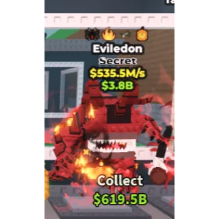 🚨 Lowest Price(See Desc)🚨Eviledon 535.5M/s 🚨| Steal A Brainrot