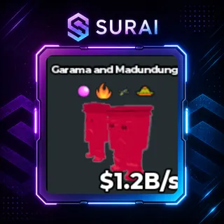 🚨(Clean Trait) Rainbow Garama and Madundung 1.2B/s  | Steal A Brainrot | Fast Delivery