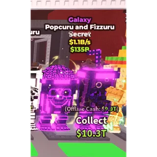 🚨Galaxy Popcuru and Fizzuru 1.1B/s🚨| Steal A Brainrot