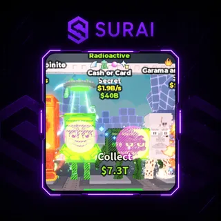 🚨(Clean Traits) 1.9B/s Radioactive Cash or Card | Steal A Brainrot | Fast Delivery