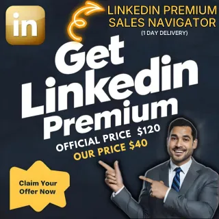 LinkedIn Premium 1-Month Sales Navigator Plan – Only $40 | Full Access, 50 InMails & More!