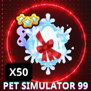 50X EXCLUSIVE SNOWFLAKE EGG