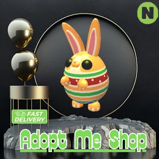 neon easter bunny