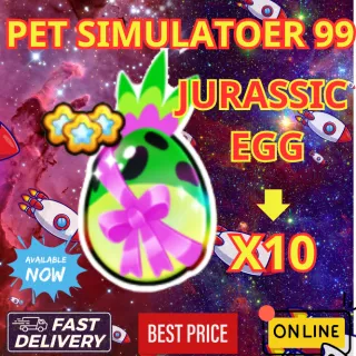 X10 JURASSIC  EGG