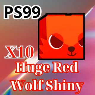 Huge Red Wolf Shiny