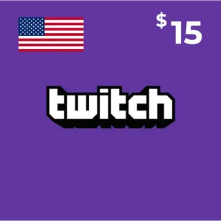 $15.00 USD Twitch giftcard 