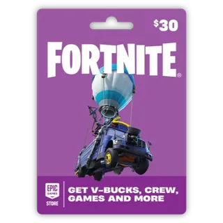 $30.00 USD Fortnite New Epic giftcard
