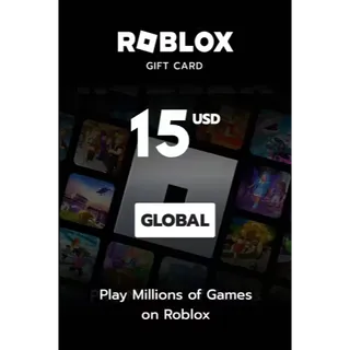 $15.00 Roblox Gift card