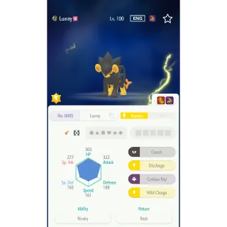 Shiny Luxray Lv. 100