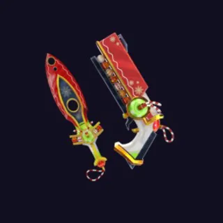 mvsd red ornament set