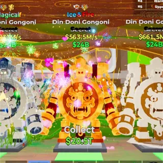 Din Doni Gongoni Ice and Fire Fortnite Steal The Brainrot