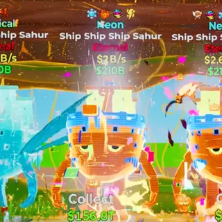 Ship Ship Ship Sahur Neon 4 Traits Fortnite Steal The Brainrot