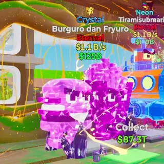 Burguro dan Fryuro Crystal Fortnite Steal The Brainrot