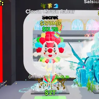Clown Clown Sahur RARE Fortnite Steal The Brainrot