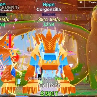 Gorgonzilla Neon Fortnite Steal The Brainrot