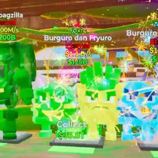 Burguro dan Fryuro Toxic with 2 Traits Fortnite Steal The Brainrot