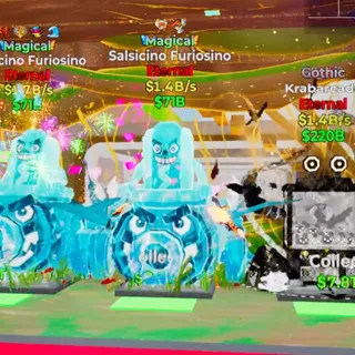 Salsicino Furiosino Magical with 2 Traits 1.4B/s Fortnite Steal The Brainrot