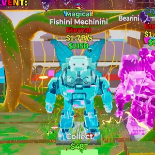 Fishini Mechinini Magical with 2 Traits Fortnite Steal The Brainrot